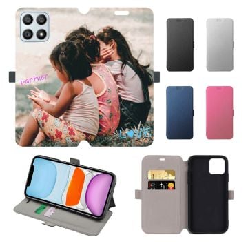 gepersonaliseerd HONOR X30i flip telefoonhoesje maken met eigen foto