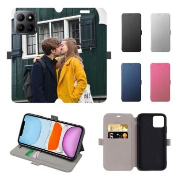 HONOR 70 Lite Leder Flip Case Handyhülle mit eigenem Foto selbst online gestalten