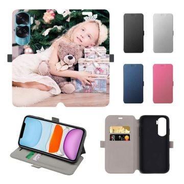 Designa personligt plånboksfodral till HONOR 90 Lite  med foto