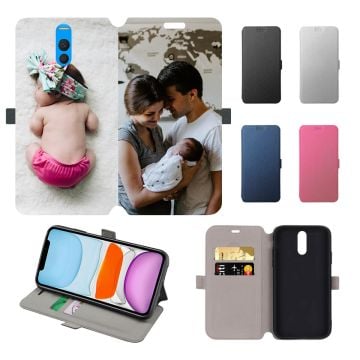 MEIZU Note 6 Leder Flip Case Handyhülle mit eigenem Foto und Design selbst online gestalten