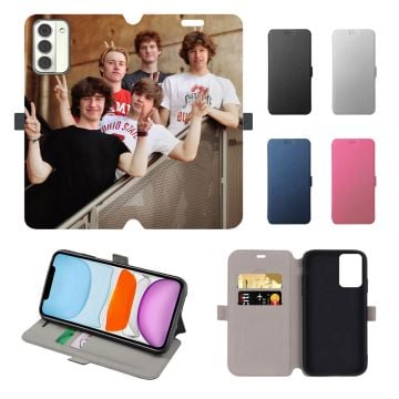Custom Nokia G310 Leather Full Print Flip Wallet Phone Case with Pictures, Design, Texts, etc.