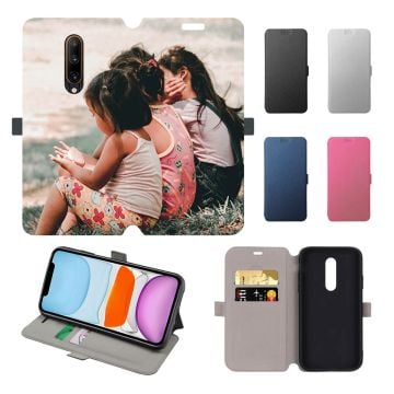 OnePlus 7T Pro 5G McLaren Leder Flip Case Handyhülle mit eigenem Foto und Design selbst online gestalten