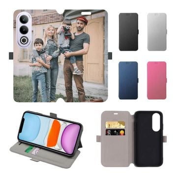 Custom OnePlus Nord CE4 Leather Full Print Flip Wallet Phone Case with Design, Pictures, Texts, etc.