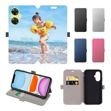 gepersonaliseerd OnePlus Nord CE 3 Lite flip telefoonhoesje maken met eigen foto