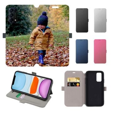 OPPO Reno5 4G Leder Flip Case Handyhülle mit eigenem Foto und Design selbst online machen