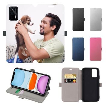 gepersonaliseerd Realme GT Neo flip hoesje ontwerpen en bedrukken met foto