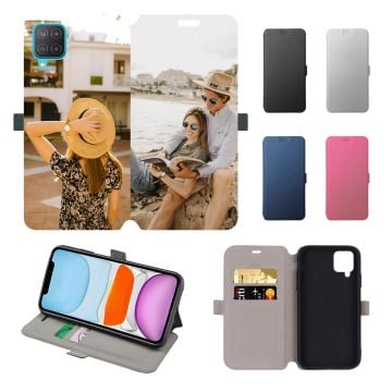 gepersonaliseerd Samsung Galaxy M12 (India) flip hoesje ontwerpen en bedrukken met foto