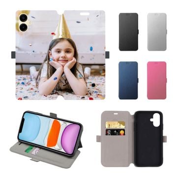 Custom Samsung Galaxy A06 Leather Full Print Flip Wallet Phone Case with Pictures, Design, Texts, etc.