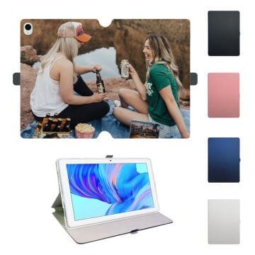 Samsung Galaxy Tab S9 FE flip tablethoesje zelf ontwerpen met eigen foto