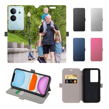 Gör ditt eget plånboksfodral till vivo V29  med foto