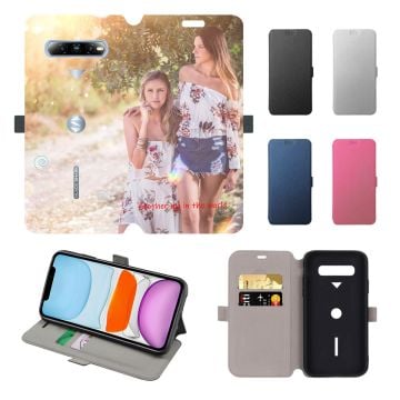 Xiaomi Black Shark 4 Leder Flip Case Handyhülle mit eigenem Design und Foto selbst online gestalten