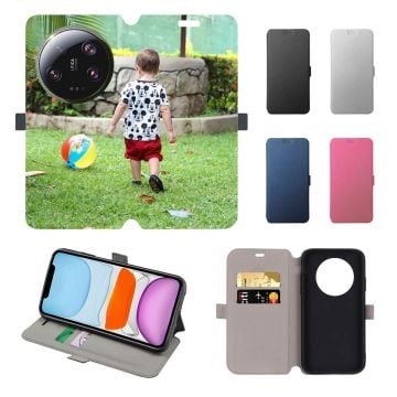 Custom Xiaomi 13 Ultra Leather Full Print Flip Wallet Phone Case with Design, Photos, Texts, etc.