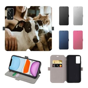 Realme X7 Pro Ultra Leder Flip Case Handyhülle mit eigenem Foto und Design selbst online gestalten