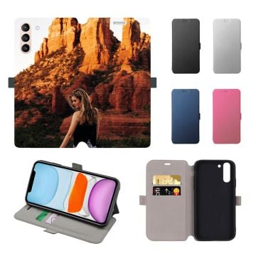 Design ditt eget lommeboketui deksel til Samsung Galaxy S21+ 5G  med bilde