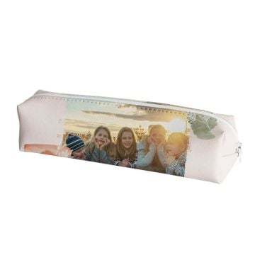 Personalized School Enrollment Gifts - Customized PU Leather Pencil Pouch With Design, Pictures, Texts, etc.