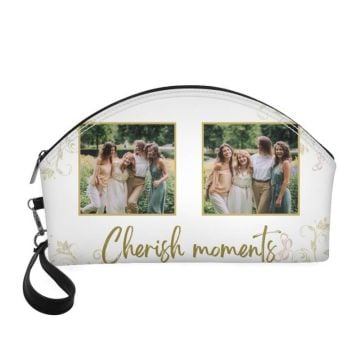 Personalized Gifts for Travelers - Personalized Cosmetic Bag with your own photos, texts, design, etc.