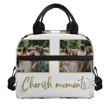 Personalized Gifts for Travelers - Personalized Portable Lunch Bag With Photos, Name, Design, etc.