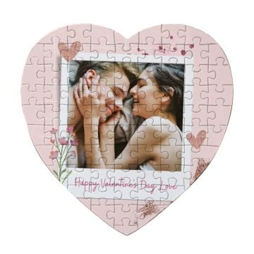 Personalisierte Valentinstag-Geschenke - Herzförmiges Magnetpuzzle 75 Teile mit eigenem Foto selbst online gestalten