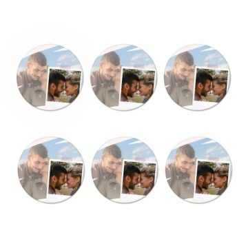 Personalized Valentine's Day Gifts - Customized Coaster Set with your own design, photos, texts, etc.