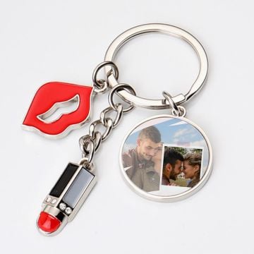 Personalized Valentine's Day Gifts - Custom Cute Keychain for Women and Grils With Design, Pictures, Texts, etc.