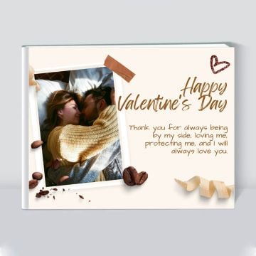 Personalisierte Valentinstag-Geschenke - 28,5×21 cm (11,2" × 8,3") horizontales Fotobuch mit Foto selbst online gestalten und bedrucken