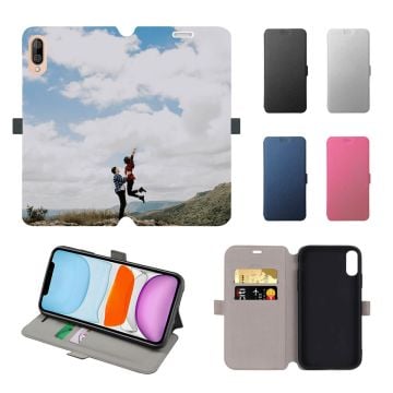 gepersonaliseerd Wiko View3 Lite flip telefoonhoesje maken met eigen foto