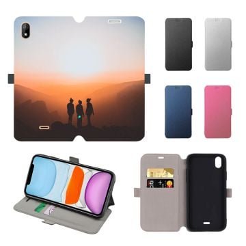 Funda móvil estilo flip para Wiko Y61 personalizada con fotos