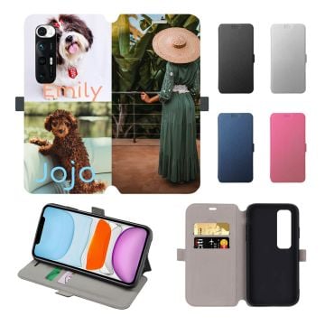 Custom Xiaomi Mi 10S Leather Full Print Flip Wallet Phone Case with Your Photos, Texts, Design, etc.
