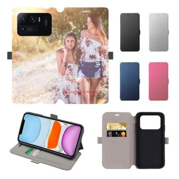 Xiaomi Mi 11 Ultra Leder Flip Case Handyhülle mit eigenem Design und Foto selber online machen