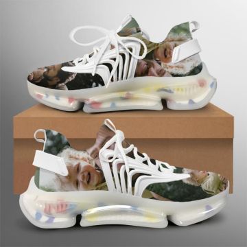 Zapatillas para correr Air Heel para hombre personalizadas con foto y letra