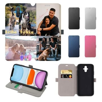 Funda y carcasa ZTE nubia Play con foto personalizada, estilo flip wallet